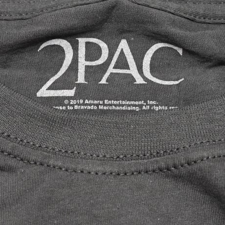 2PAC TUPAC トゥパック ロンTEE ラップTシャツ チャコールグレー CHANGES SIDE L/S TEE
