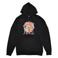 GORILLAZ ゴリラズ スウェットパーカー フーディー ブラック GROUP CIRCLE RISE HOODIE
