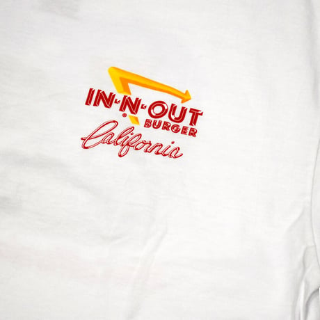 IN-N-OUT BURGER インアンドアウトバーガー Tシャツ ホワイト 1986 CA FIRST DRIVE-THRU innout-tee-1986