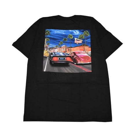 IN-N-OUT BURGER インアンドアウトバーガー Tシャツ ブラック 2018 HOLLYWOOD CRUISING BLACK innout-tee-2018