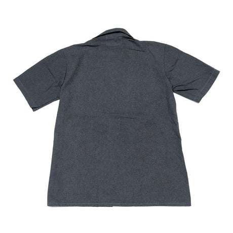 実物 未使用デッドストック 米軍 GENERAL PURPOSE SMOCK ショートスリーブ シャツ GRAY染め Waiper inc.
