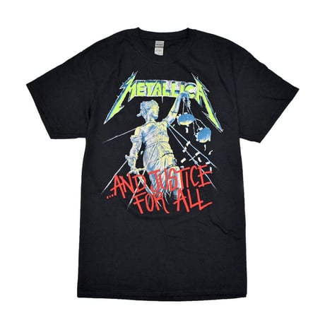 METALLICA メタリカ Tシャツ バンドTシャツ ブラック ...And Justice For All S/S TEE
