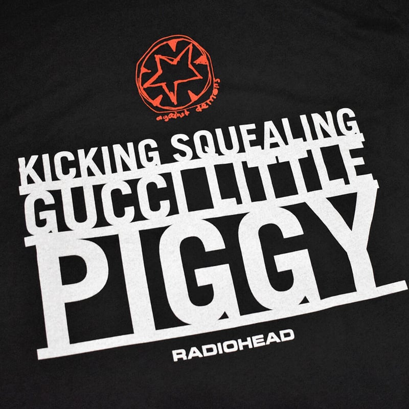 RADIOHEAD レディオヘッド Tシャツ バンドTシャツ ブラック RADIOHEAD レディオヘッド Tシャツ バンドTシャツ ブラック