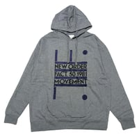 NEW ORDER ニューオーダー スウェットパーカー フーディー バンドスウェット チャコールグレー Movement HOODIE