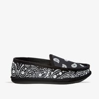 TROOPER AMERICA トゥルーパーアメリカ スリッポン ペイズリー ブラック/ホワイト SLIP ON KS-002