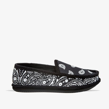TROOPER AMERICA トゥルーパーアメリカ スリッポン ペイズリー ブラック/ホワイト SLIP ON KS-002