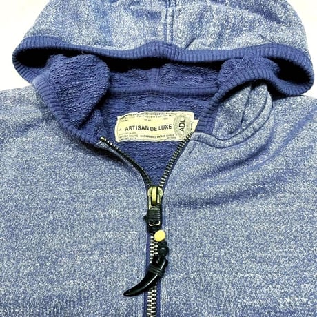 ARTISAN DE LUXE アルチザンデリュクス ジップフーディー パーカー m346007z PARIS BLUE