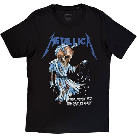 METALLICA メタリカ Tシャツ バンドTシャツ ブラック Doris S/S TEE BLACK