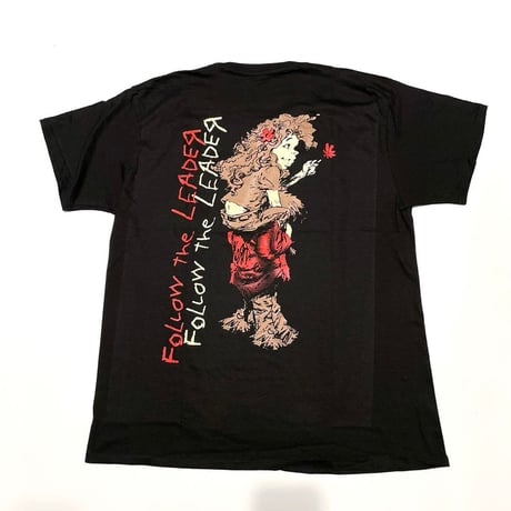 KORN コーン Tシャツ バンドTシャツ ブラック FOLLOW THE LEADER S/S TEE