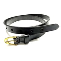 ALBION LEATHER アルビオンレザー レザー ベルト メンズ ニューマーケット ブラック stirrup 3/4