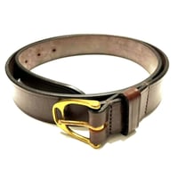 ALBION LEATHER アルビオンレザー レザー ベルト ダークブラウン CHESTNUT stirrup 5/4