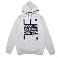 NEW ORDER ニューオーダー スウェットパーカー フーディー バンドスウェット グレー Movement HOODIE