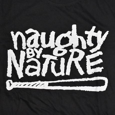 NAUGHTY BY NATURE ノーティ・バイ・ネイチャー Tシャツ ラップTシャツ ブラック OG Logo S/S TEE