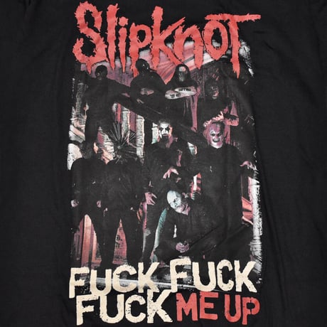 SLIPKNOT スリップノット Tシャツ バンドTシャツ ブラック FUCK ME UP S/S TEE