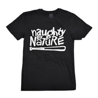 NAUGHTY BY NATURE ノーティ・バイ・ネイチャー Tシャツ ラップTシャツ ブラック OG Logo S/S TEE
