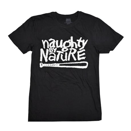 NAUGHTY BY NATURE ノーティ・バイ・ネイチャー Tシャツ ラップTシャツ ブラック OG Logo S/S TEE