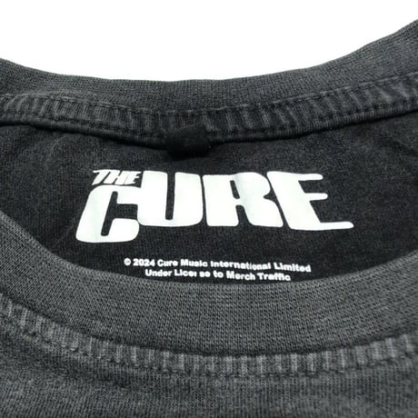 THE CURE ザ・キュアー Tシャツ バンドTシャツ チャコールグレー BOYS DON'T CRY BOX S/S TEE STONE WASH