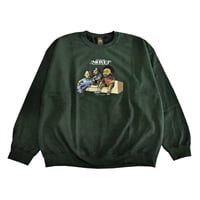 RAP ATTACK ラップアタック スウェット トレーナー フォレストグリーン MONEY SWEATSHIRT aw21-cs001