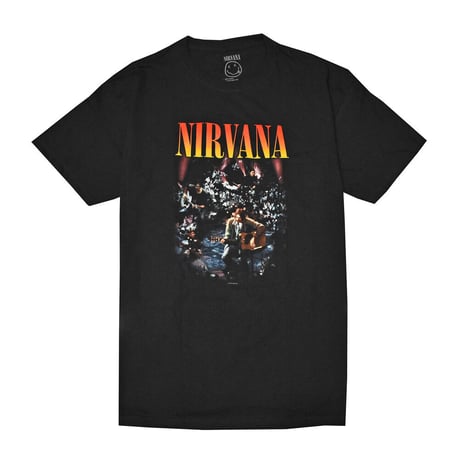 NIRVANA ニルヴァーナ Tシャツ バンドTシャツ ブラック LIVE CONCERT PHOTO S/S TEE