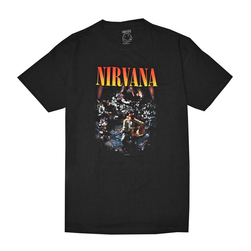 NIRVANA ニルヴァーナ Tシャツ バンドTシャツ ブラック LIVE NIRVANA ニルヴァーナ Tシャツ バンドTシャツ ブラック LIVE