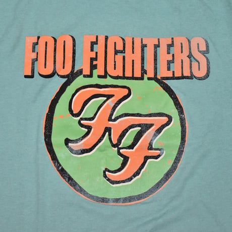 FOO FIGHTERS フーファイターズ Tシャツ バンドTシャツ ブルー GRAFF S/S TEE