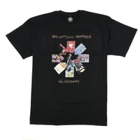 RED HOT CHILI PEPPERS レッドホットチリペッパーズ レッチリ Tシャツ バンドTシャツ ブラック Getaway Album Asterisk S/S TEE