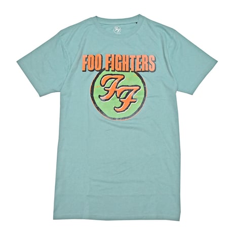 FOO FIGHTERS フーファイターズ Tシャツ バンドTシャツ ブルー GRAFF S/S TEE