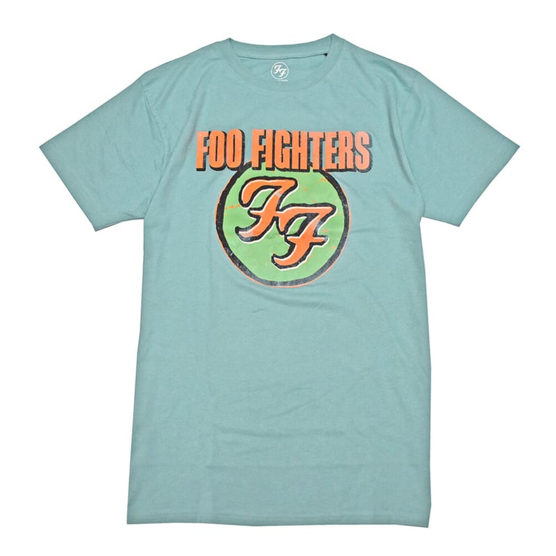 FOO FIGHTERS フーファイターズ Tシャツ バンドTシャツ ブルー GRAFF S/...