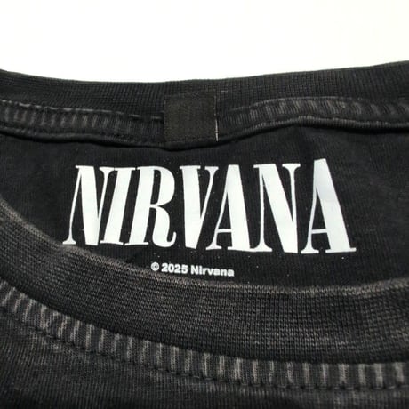 NIRVANA ニルヴァーナ Tシャツ バンドTシャツ ブラック In Utero Vintage Collage S/S TEE STONE WASH BLACK