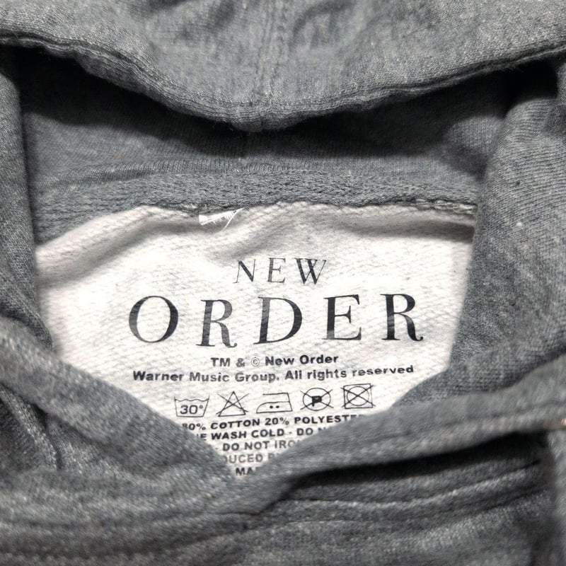 NEW ORDER ニューオーダー スウェットパーカー フーディー