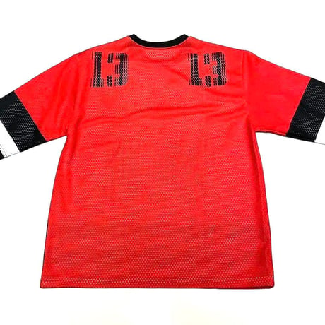 GODLY NEW YORK ゴッドリーニューヨーク ホッケージャージ メッシュTシャツ レッド H001