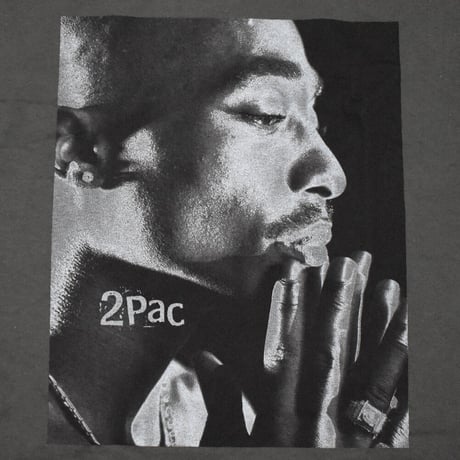 2PAC TUPAC トゥパック ロンTEE ラップTシャツ チャコールグレー CHANGES SIDE L/S TEE