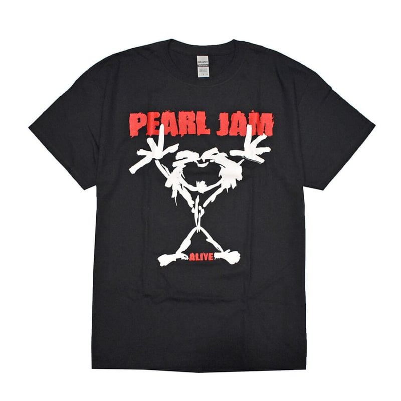 PEARL JAM パールジャム Tシャツ バンドTシャツ ブラック Stickman S/S