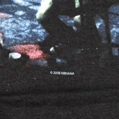 NIRVANA ニルヴァーナ Tシャツ バンドTシャツ ブラック LIVE CONCERT PHOTO S/S TEE