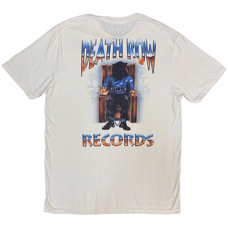 DEATH ROW RECORDS デス・ロウ・レコード Tシャツ ラップTシャツ ナチュラル Execution Full Colour F&B S/S TEE