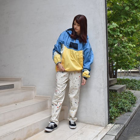 GRIMEY/GRMY　グライミー　ナイロン アノラック ジャケット　ブルー　RAINCOAT　gank132