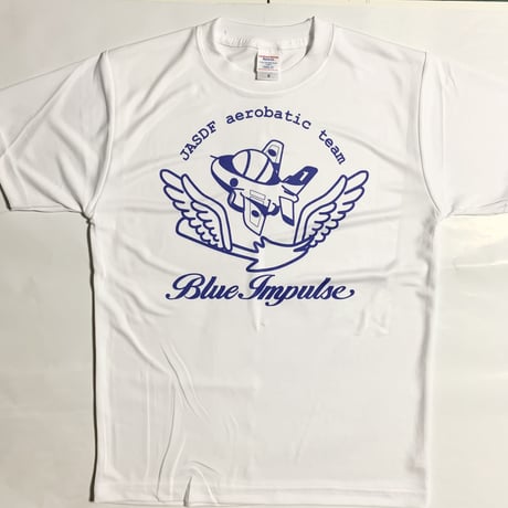 ブルーたんドライTシャツ半袖(白)