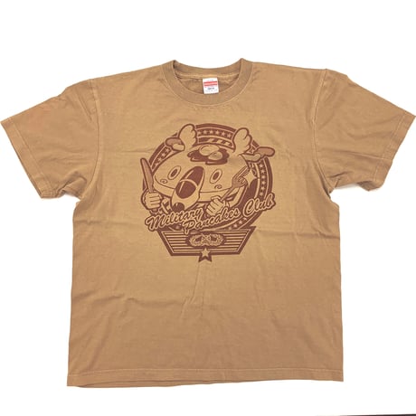 軍事パンケーキ部Tシャツ（デザートカーキ）