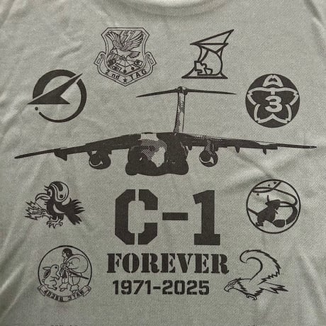 C-1 FOREVER Tシャツ(グレー)