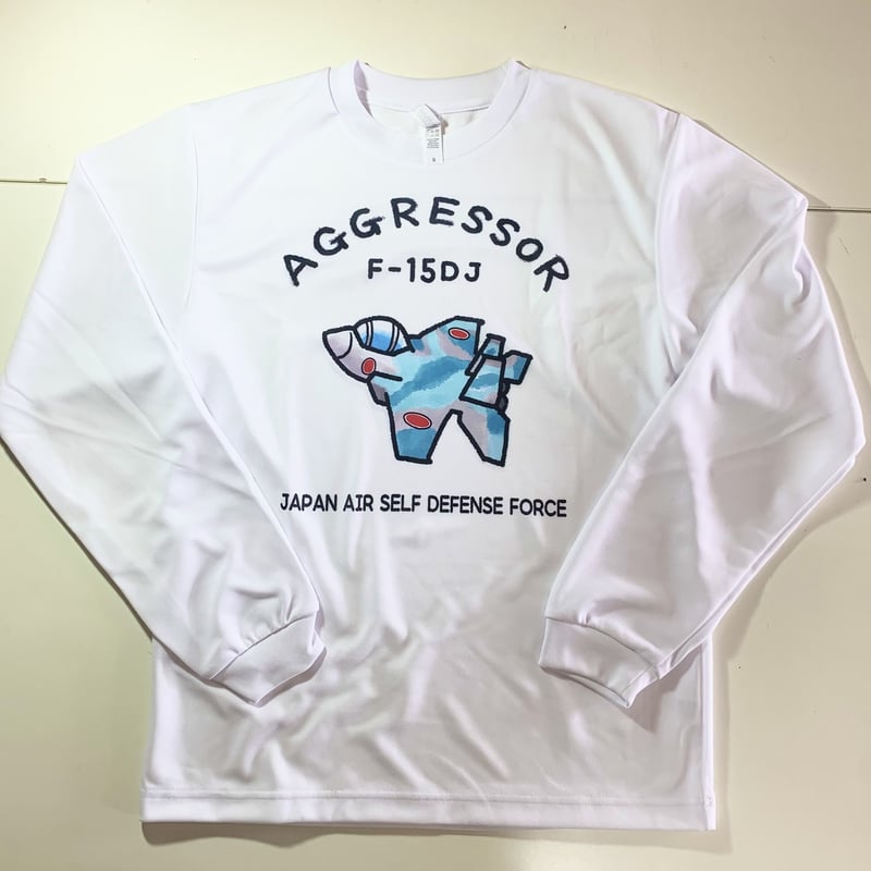 水彩アグレッサーラムネverドライTシャツ長袖(白) | ジェイストアーズ