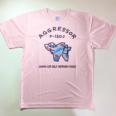 水彩アグレッサーラムネverドライTシャツ半袖(ピンク)