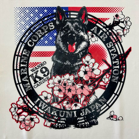 2026岩国フレンドシップデーK9わんこTシャツ（白）