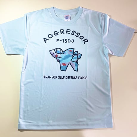 水彩アグレッサーラムネverドライTシャツ半袖(ブルー)