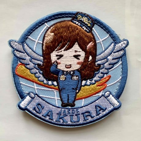 SDさくらワッペン(丸)空自ver