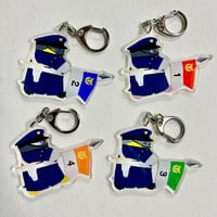 （5大隊追加）防大ペンギン大隊アクリルキーホルダー