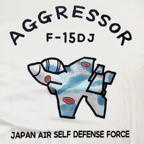 水彩アグレッサーラムネverドライTシャツ長袖(白)