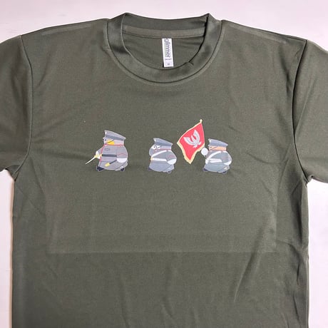 防大ペンギン 工科学校観閲行進Tシャツ(OD)