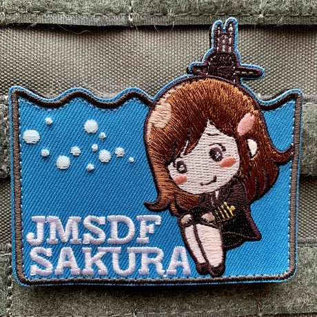 SDさくらワッペン(四角)海自ver