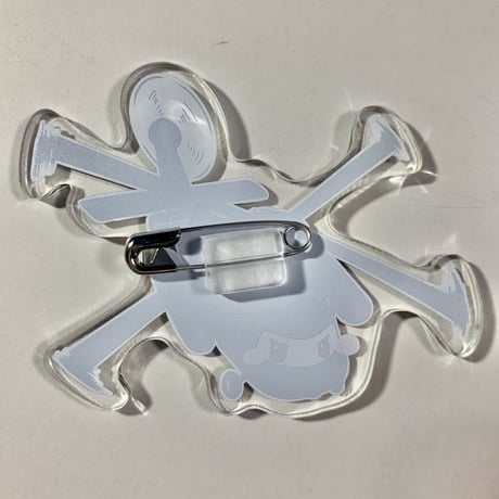 ロクマルくんアクリルバッジ
