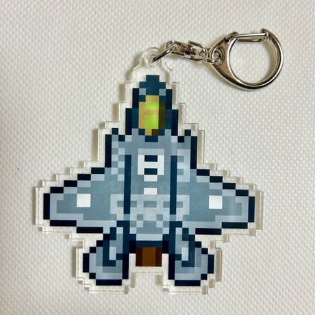 「ドット絵」F-35Aライトニングアクリルキーホルダー
